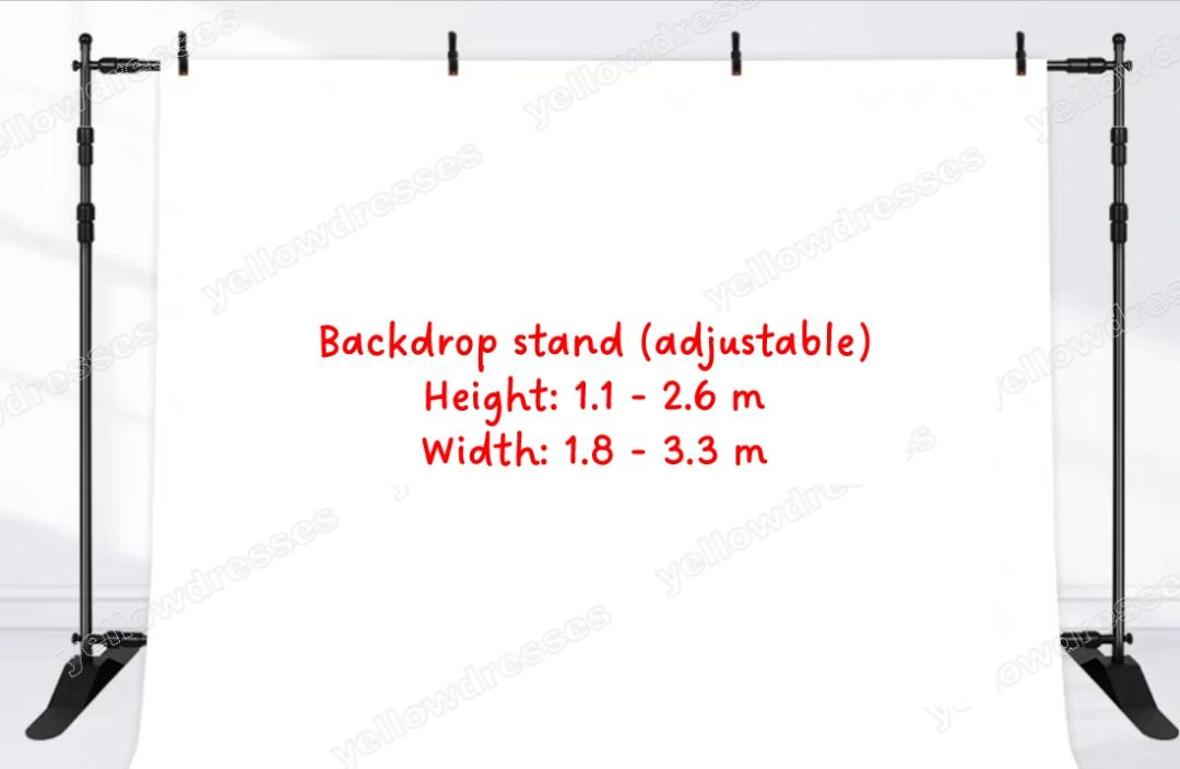 [Rent/Setup] Backdrop Stand Backdrop Curtain Background Stand ...