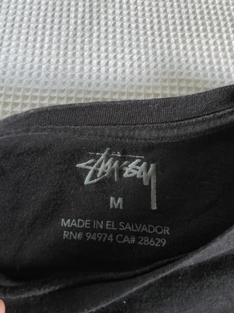 Stussy Black Shirt Size Medium (Category: Tshirts & Polo Shirts ) located in Quezon City. Submitted by hydroflask123 (Listing ID 1312839824, Image 3). Description: Really cool Black Stussy Tee is Size Medium. Lightly used. No issues!!! W (Pit to Pit): 52cm L (Top to Bottom): 67cm Sleeves (Shoulder to End): 21cm Good discounts if you buy more than 1 item!! .