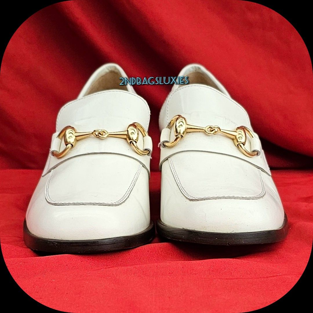 Gucci block heel loafers sale