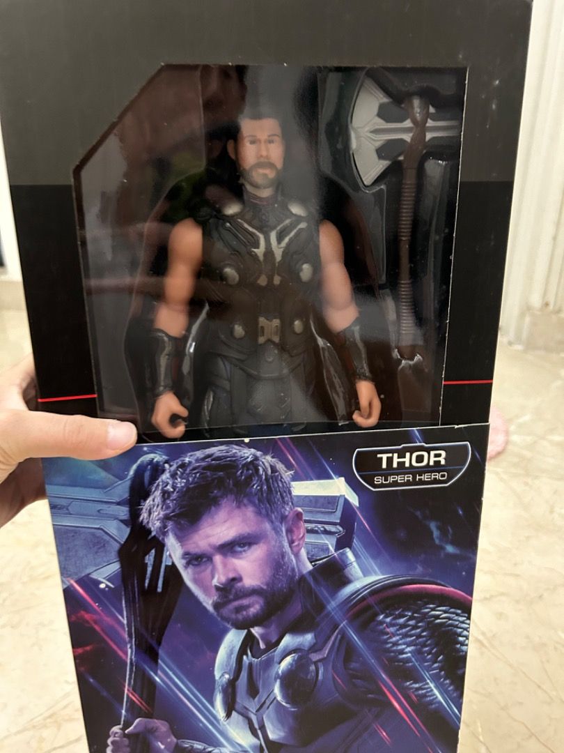Thor Action Figure with Box, Hobbies & Toys, Toys & Games on Carousell