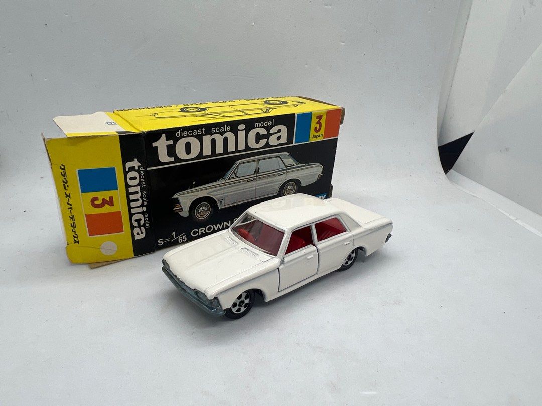 tomy tomica 黑盒3 1-1 1A toyota crown super deluxe 早期光
