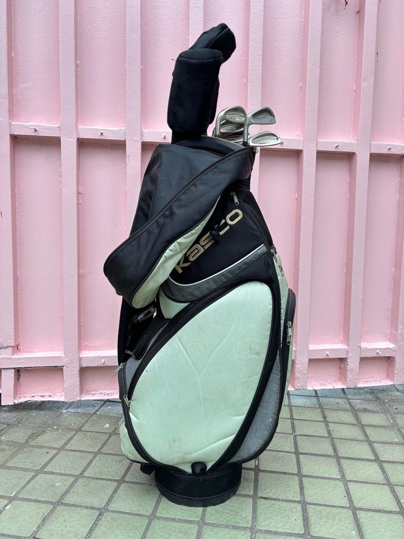 Tsuruya Lefty Golf Set with Kasco Bag (Category: Golf) located in Manila. Submitted by eclipse58 (Listing ID 1312956439, Image 2). Description: COMPLETE Tsuruya Axel Golf Set for Left-Handed Golfers ✅️ 4-9 Irons, Pitching Wedge, Approach Wedge & Sand Wedge ✅️ Big Hitter Driver, S-Drive 3 Wood & Fitway 7 Utility ✅️ Putter & Kasco Golf Bag ✅️ Original Tsuruya Graphite Shaft & Ping Grips ✅️ Very good condition & NO ISSUES Selling Price: 8,480 Locati
