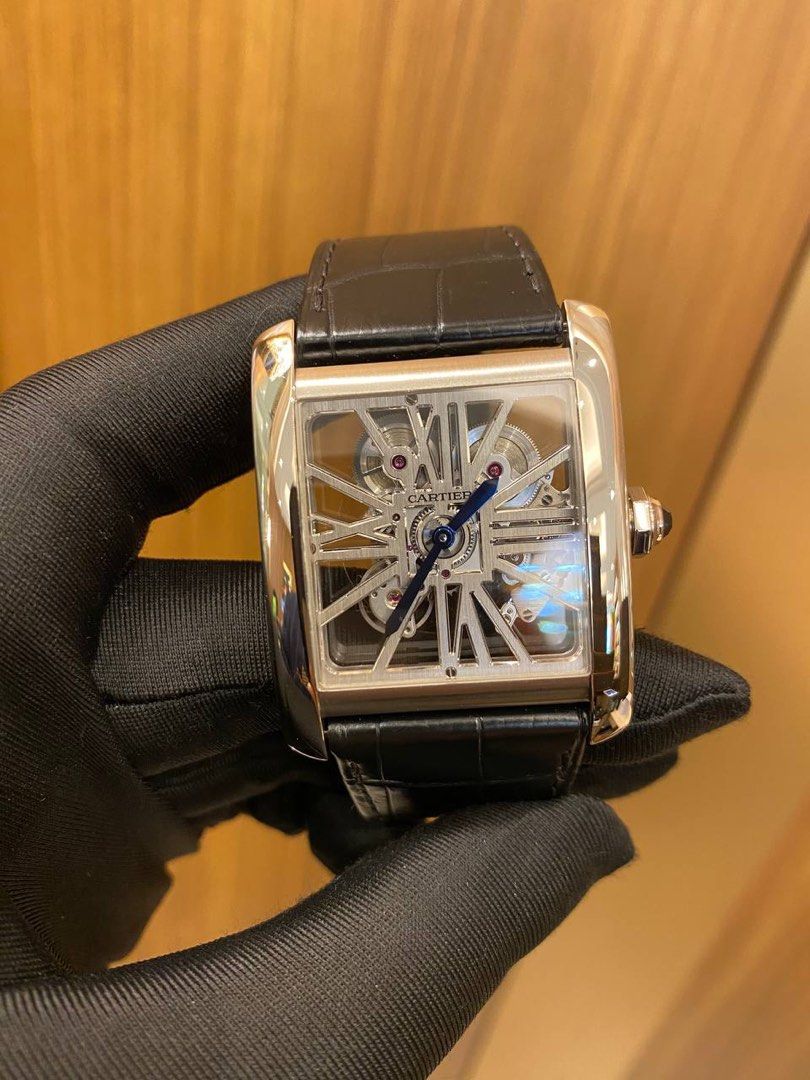 Cartier tank mc skeleton on sale