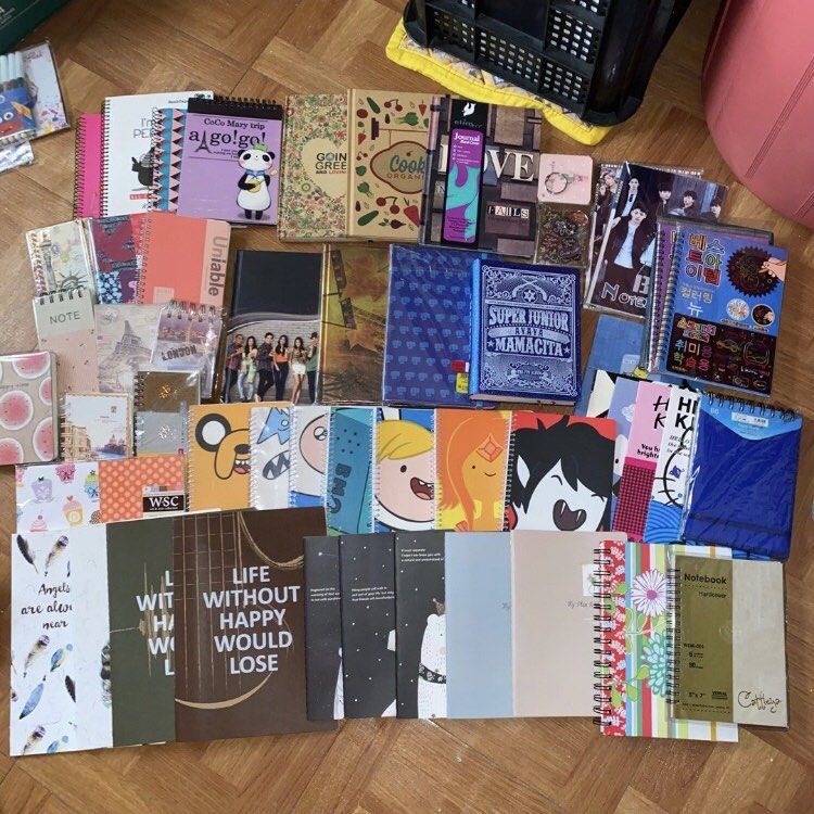 Unused Notebook Bundle Collection Stationary School Supplies (Category: Stationery & School Supplies) located in Imus. Submitted by maryrose_esp (Listing ID 1313026553, Image 1). Description: mop: gcash mod: lalamove (buyer shoulders df).
