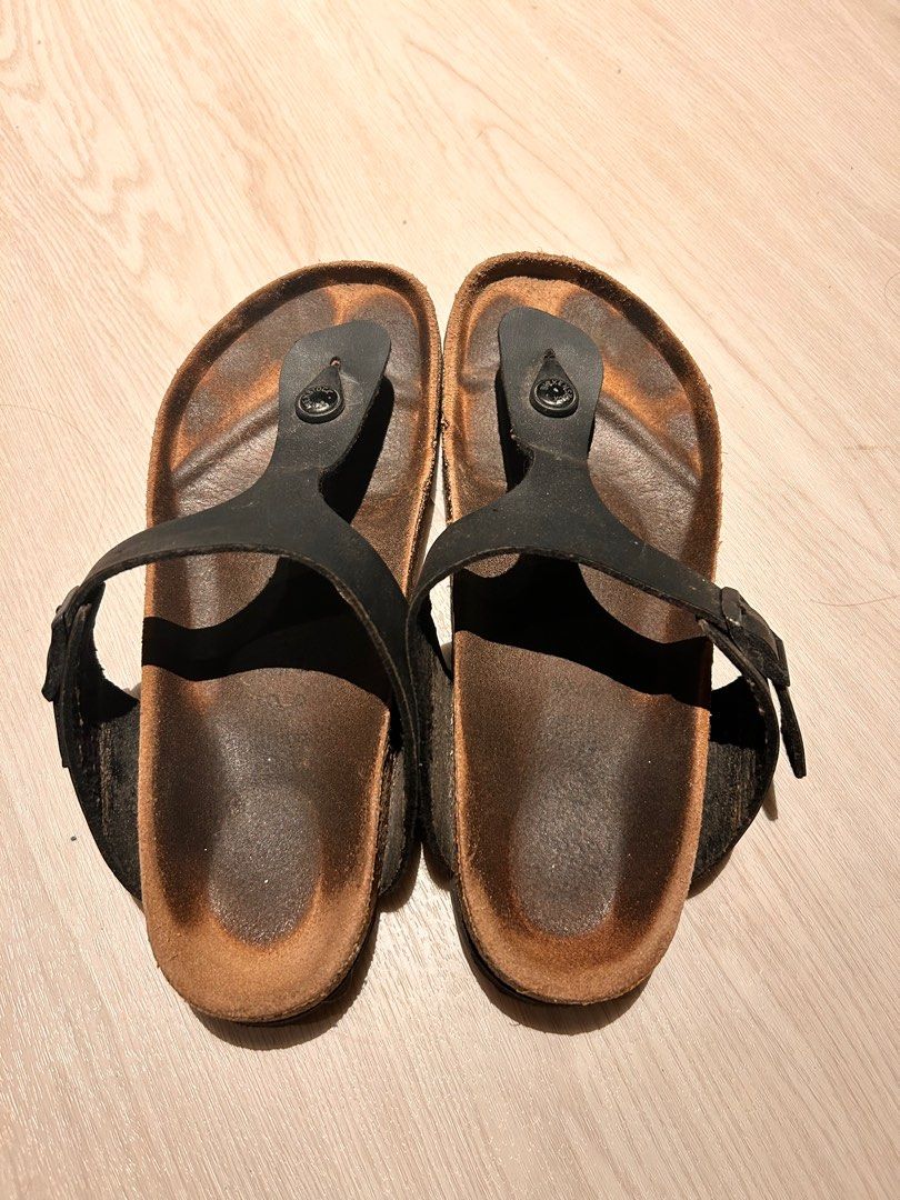 US 37 Birkenstock Giza Black Women s Fashion Footwear Sandals on Carousell