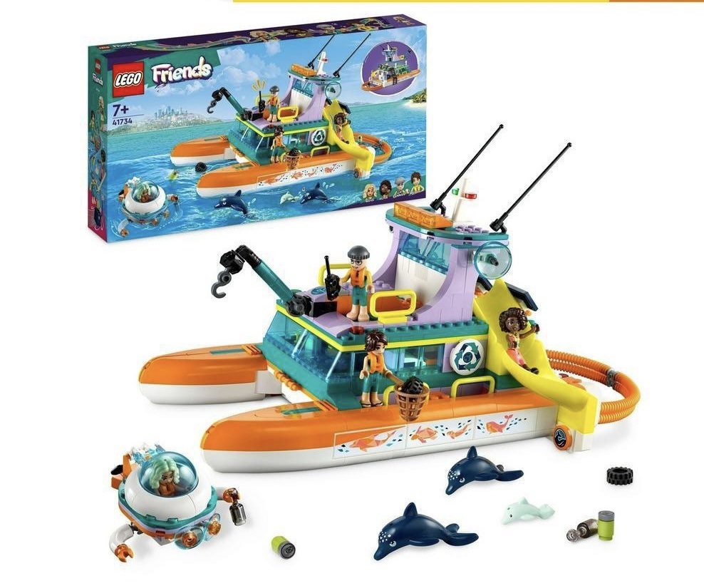 USED LEGO 41734 Friends Sea Rescue Boat (2), Hobbies Toys, Toys