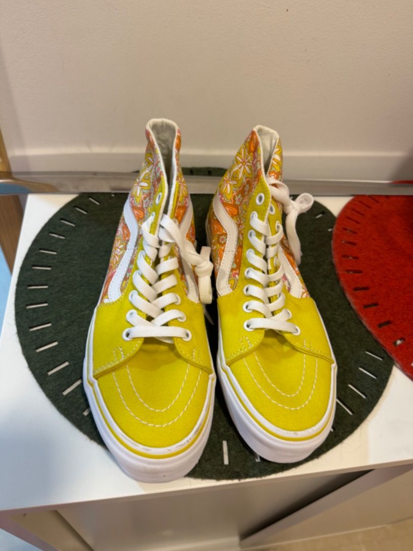 Flower vans yellow clearance