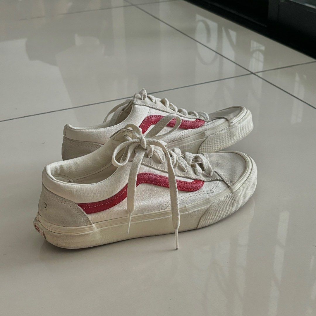 Vans style 36 marshmallow red Women s Fashion Footwear Sneakers on Carousell