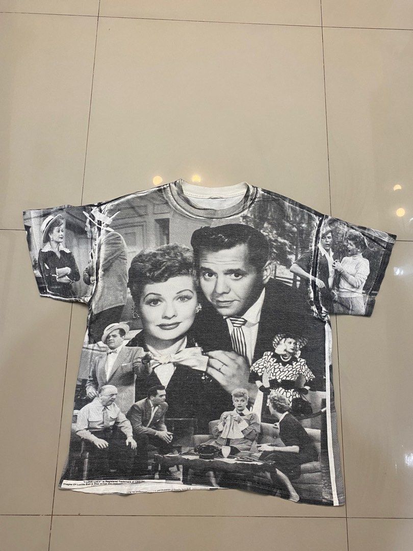 Vintage Shirt (Category: Tshirts & Polo Shirts ) located in Manila. Submitted by pharrell124 (Listing ID 1313000945, Image 1). Description: Vintage I love lucy AOP shirt Fits boxy large to xl 23x26 no issues cut tag.