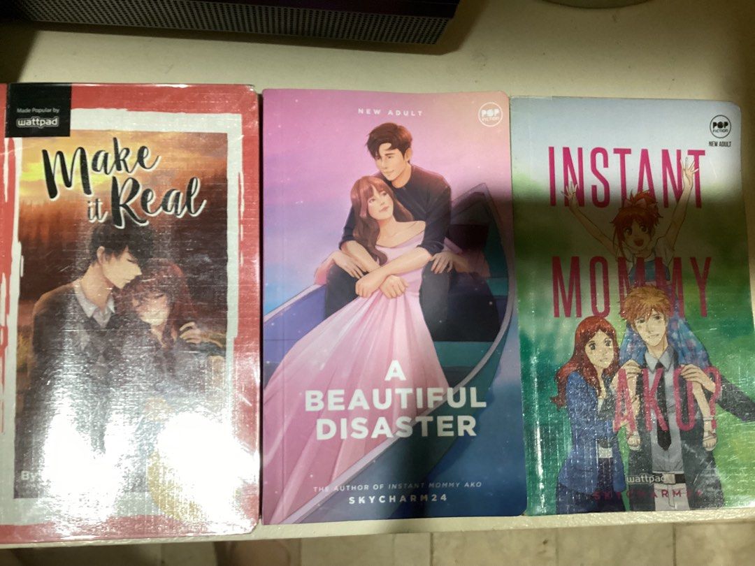 Bundle Wattpad books for sale (Category: Storybooks) located in Quezon City. Submitted by katrine28742829 (Listing ID 1312964932, Image 1). Description: 80 each 200 if get all No folds but has minimal brown stains.