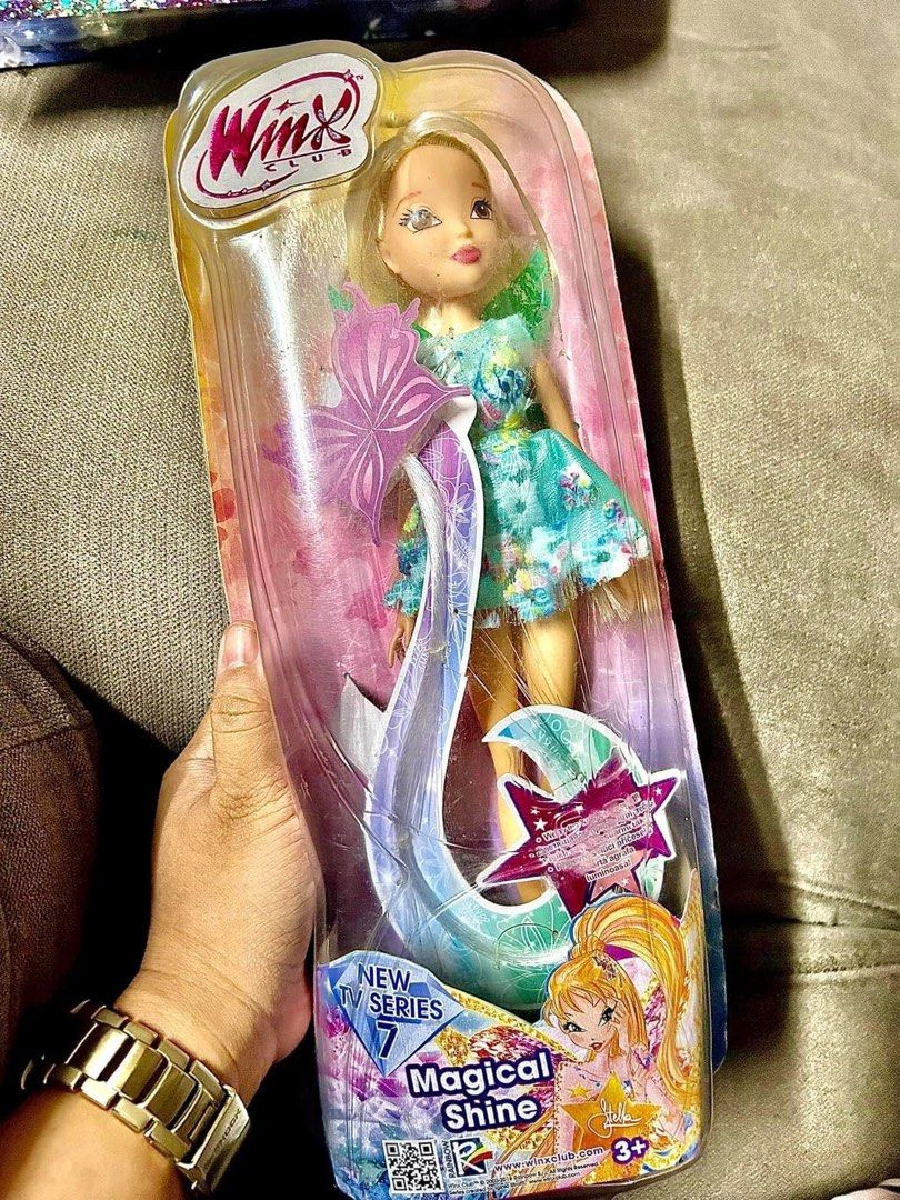 WINX Magical Shine Stella (Category: Figurines & Statues) located in Taytay. Submitted by michidc (Listing ID 1312906527, Image 1). Description: Winx Magical Shine Stella 550 only Dm📩.