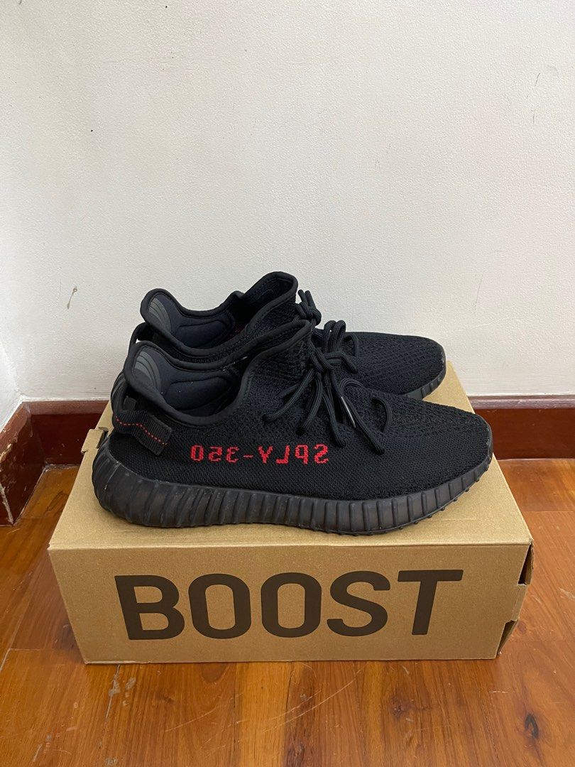 Yeezy Boost 350 Bred Men s Fashion Footwear Sneakers on Carousell