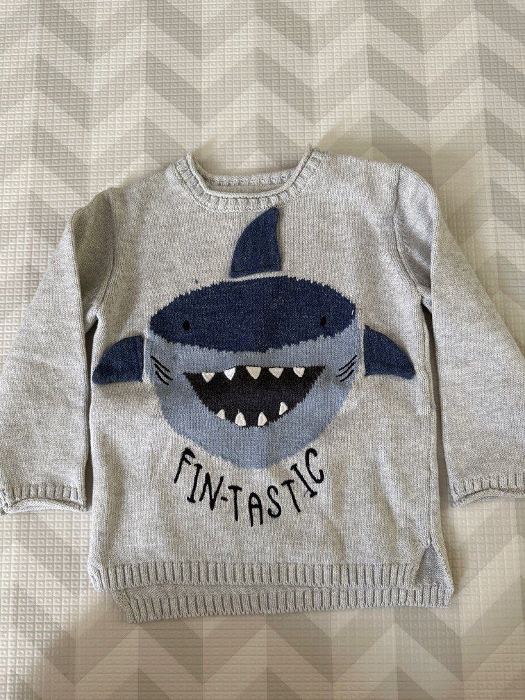 Zara shark sweater outlet