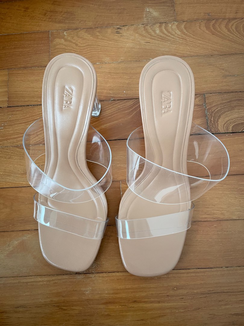 Zara lucite heels new arrivals