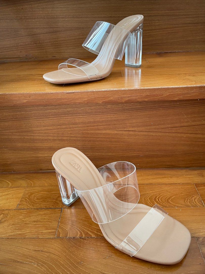 Lucite 3 inch heels top