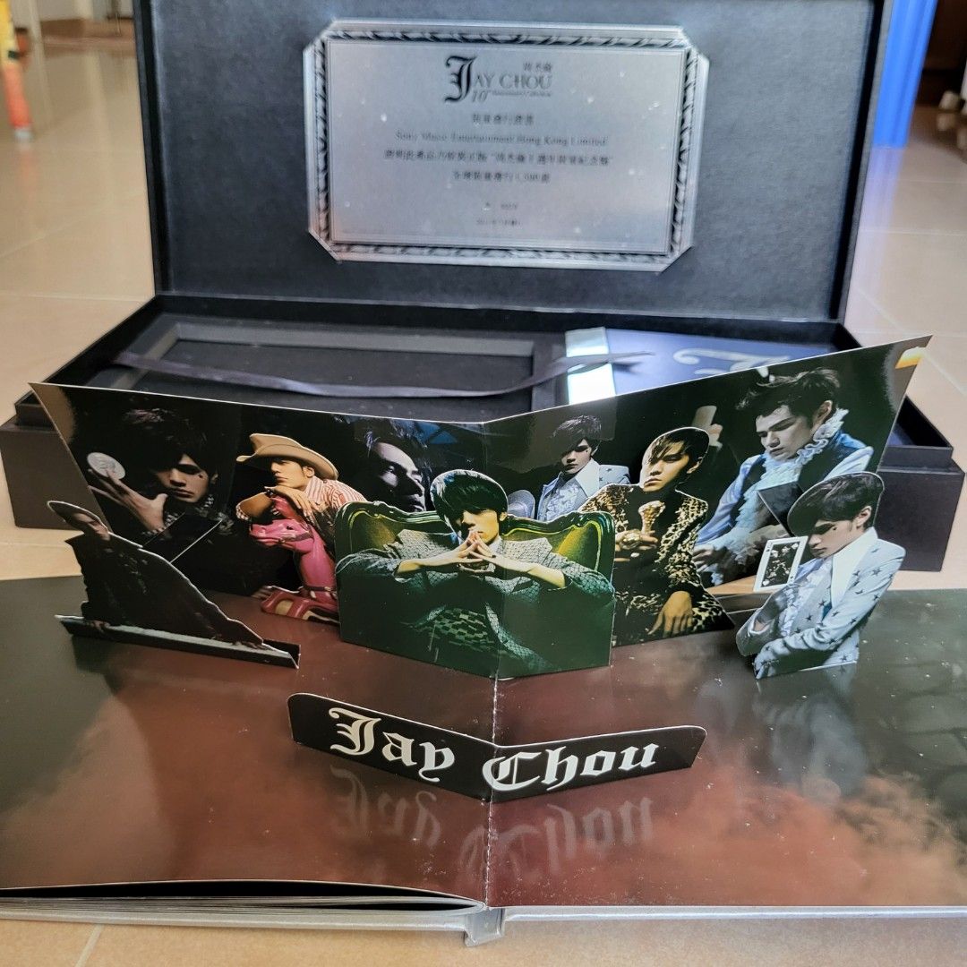 周杰倫10週年限量紀念盤10CD木盒包裝全球限量1500套Jay Chou 10