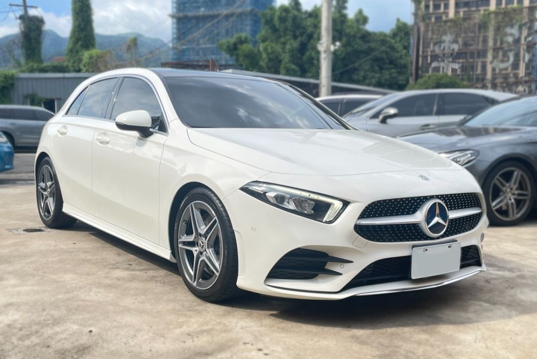 2018 AMG M-Benz A-Class A250 Sport總代理 僅跑4萬 全景天窗 剛保養完 漂亮原鈑認證車, 汽車, 汽車出售在旋轉拍賣