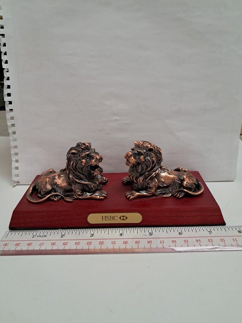 滙豐銀行雙獅子擺設品, 興趣及遊戲, 收藏品及紀念品, 古董收藏