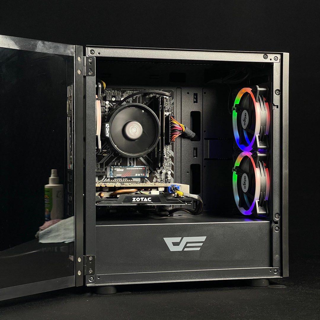 PCU LEGACY AMD RYZEN 5 2600 GTX 1070 8GB 16GB 3200MHz Ram 250GB SSD 1TB HDD Budget Gaming PC 1 Month Warranty