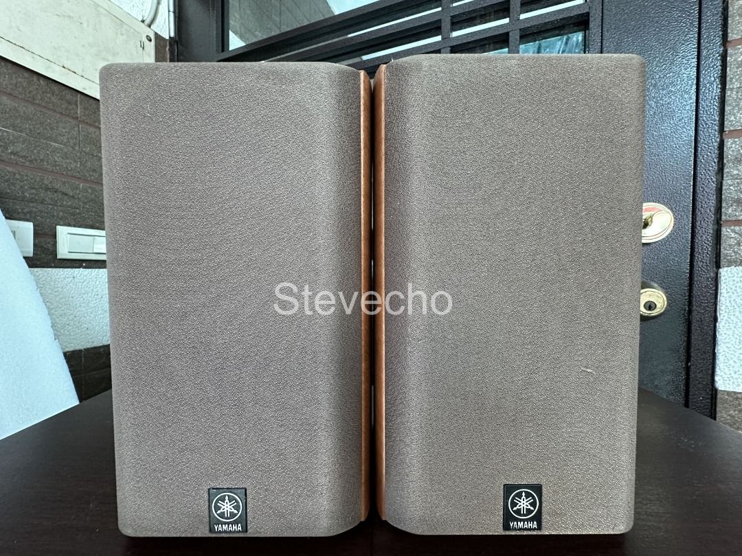 日本山葉 YAMAHA NS E55 環繞 吊掛喇叭 書架喇叭 二音路 原木色~連號, 耳機及錄音音訊設備, 其他音響配件及設備在旋轉拍賣