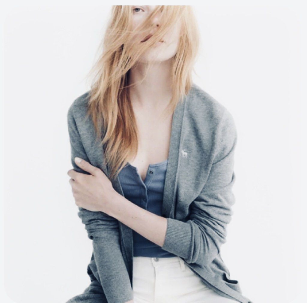 Abercrombie boyfriend cardigan top
