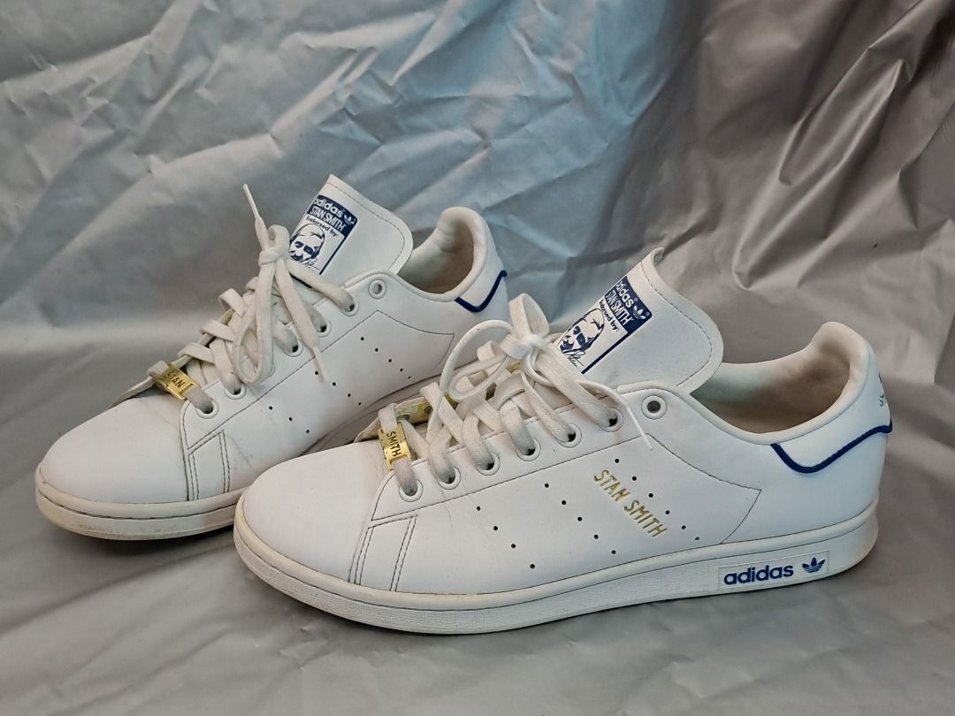 adidas Originals Stan Smith White Blue Gold