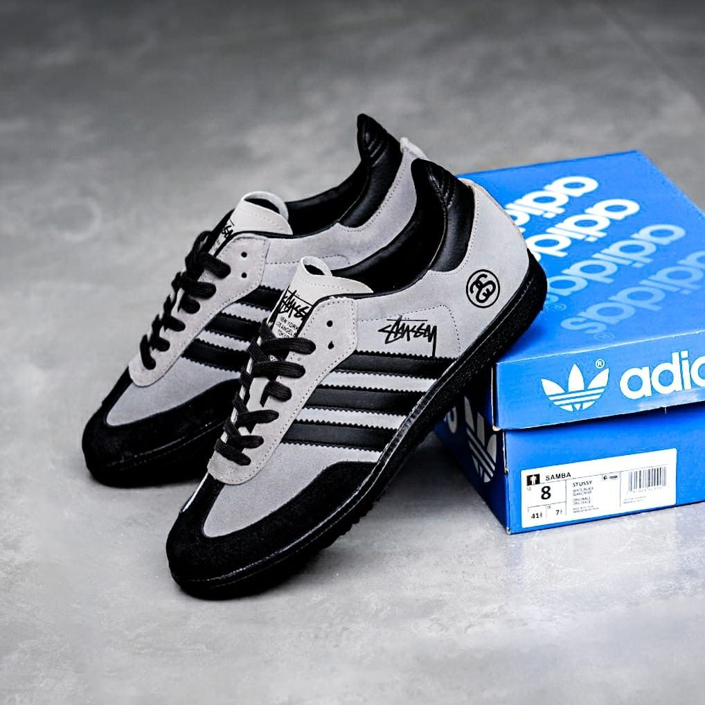 adidas gazelle silver green womens Adidas Samba x Stussy  JWCKICKS