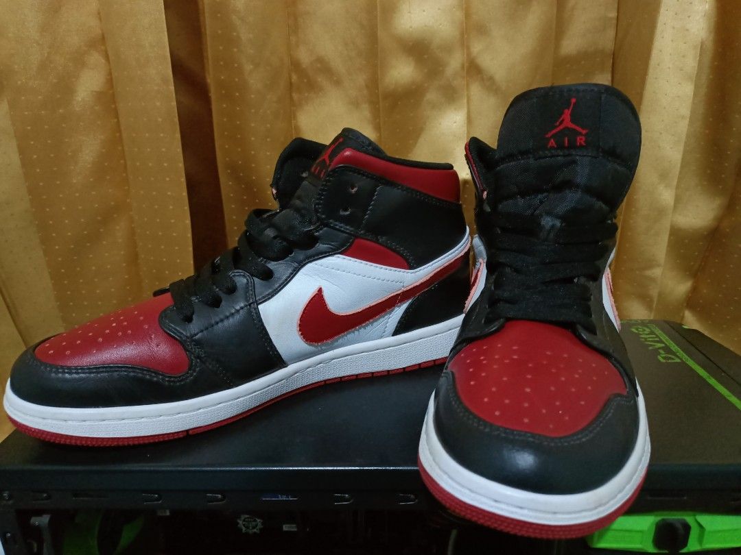 Sneakers Jordan Mid 43 Air Jordan Mid Bred Toe Size 43