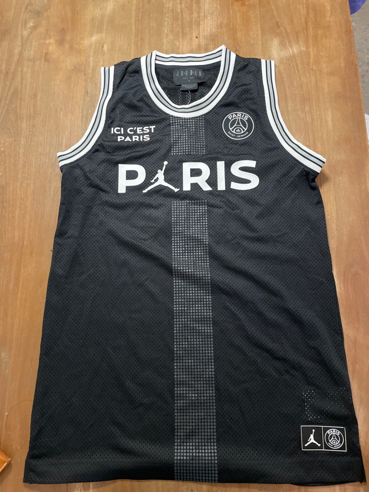 jordan x psg basketball jersey
