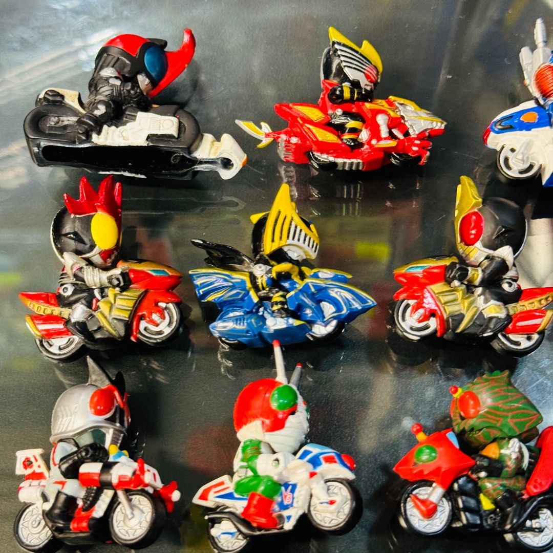 Banpresto SD Kamen Rider with motorcycle Key Chain Q版幪面超人電