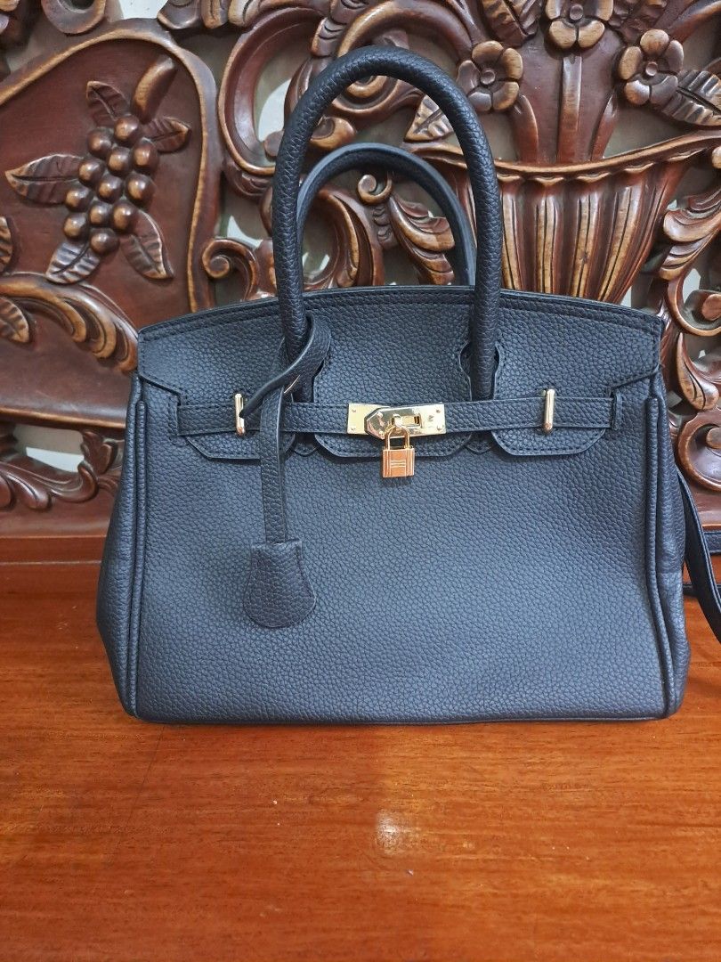 Birkin sling bag with lock Women s Fashion Bags Wallets Shoulder Bags on Carousell