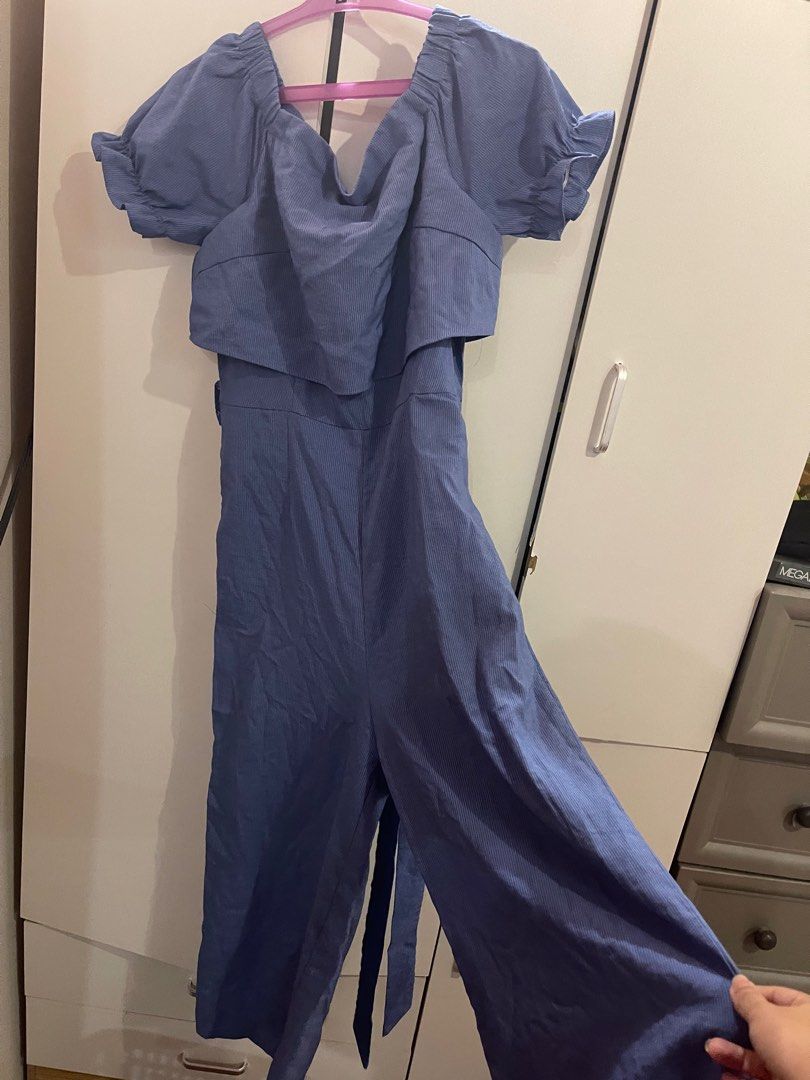 Blue jumpsuit with belt (Category: Jumpsuits) located in Quezon City. Submitted by ileyn (Listing ID 1313114326, Image 2). Description: .