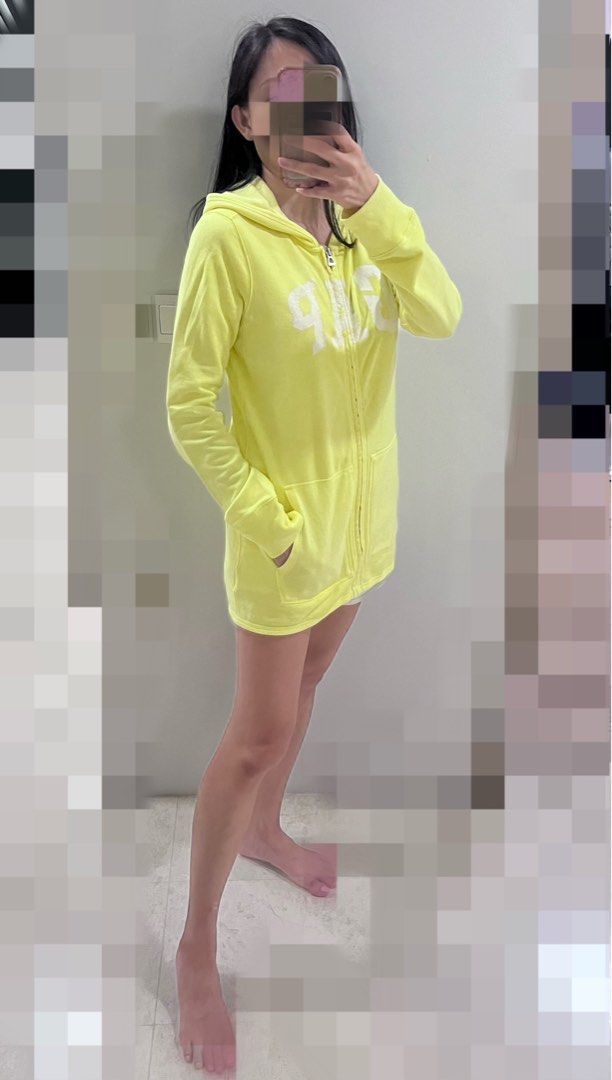 Yellow hoodie gap on sale