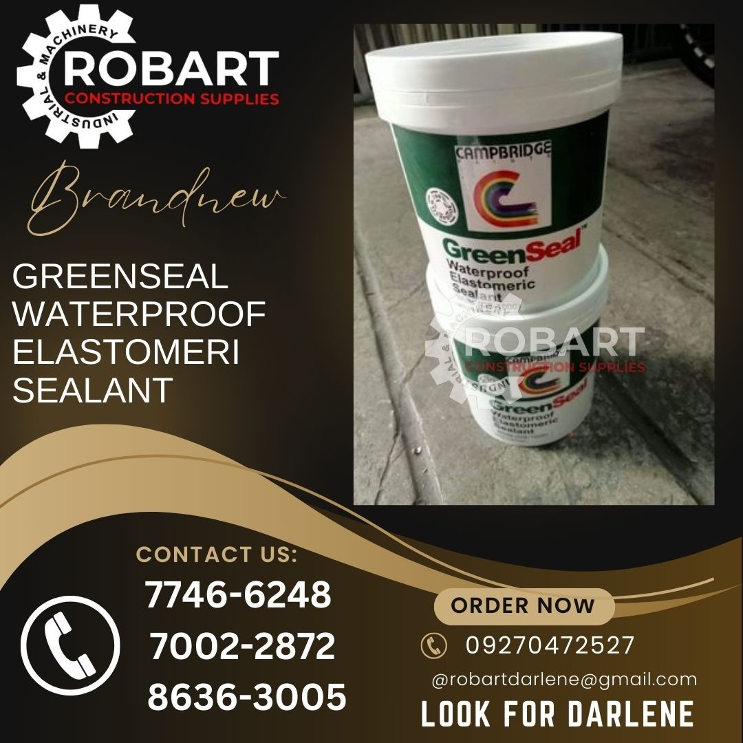 BRANDNEW GREENSEAL WATERPROOF ELASTOMERI SEALANT, Commercial ...