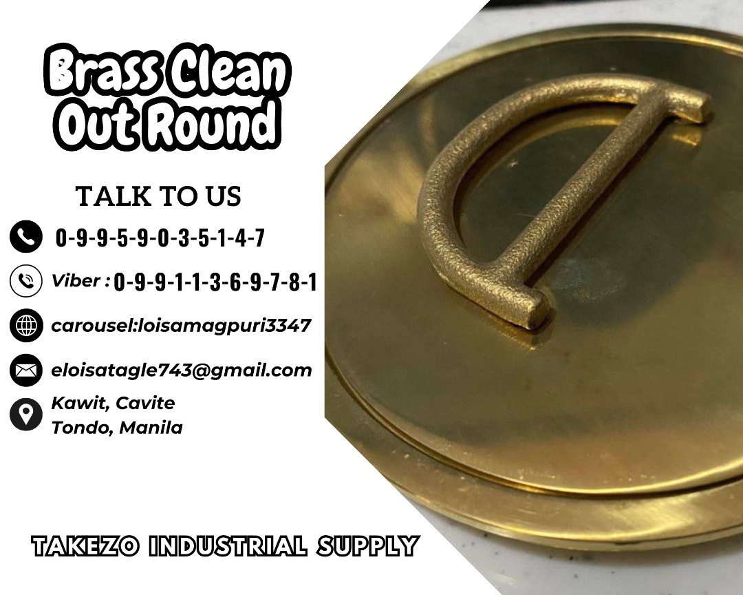 Brass Clean Out Round, Commercial & Industrial, Construction Tools