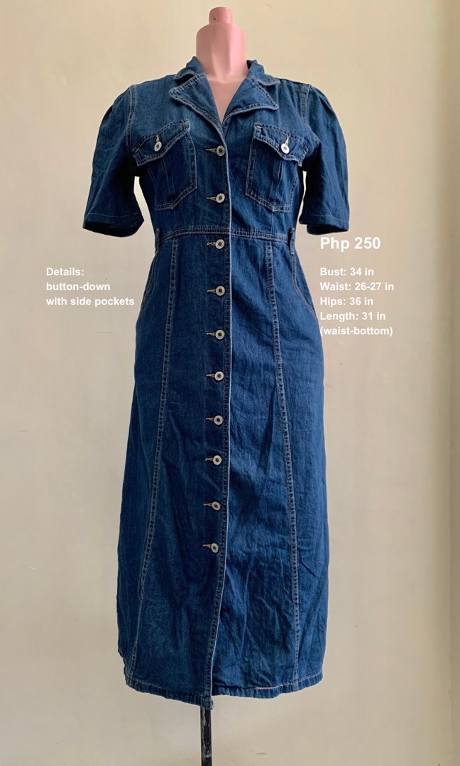 Denim Dream Button-Down Dress