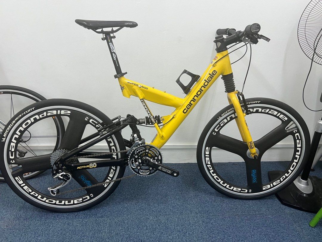 Cannondale V500 full suspension retro MTB Sports Equipment Bicycles Parts Bicycles on Carousell