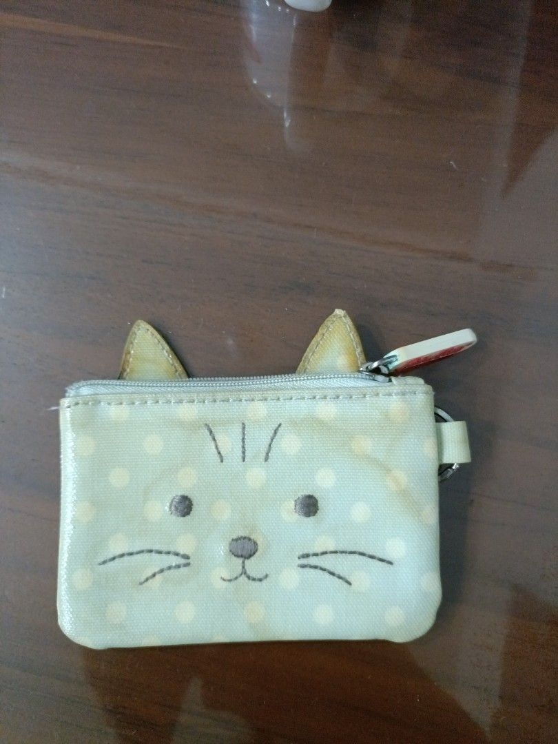 Cath kidston cat blue wallet Women s Fashion Bags Wallets Wallets Card Holders on Carousell