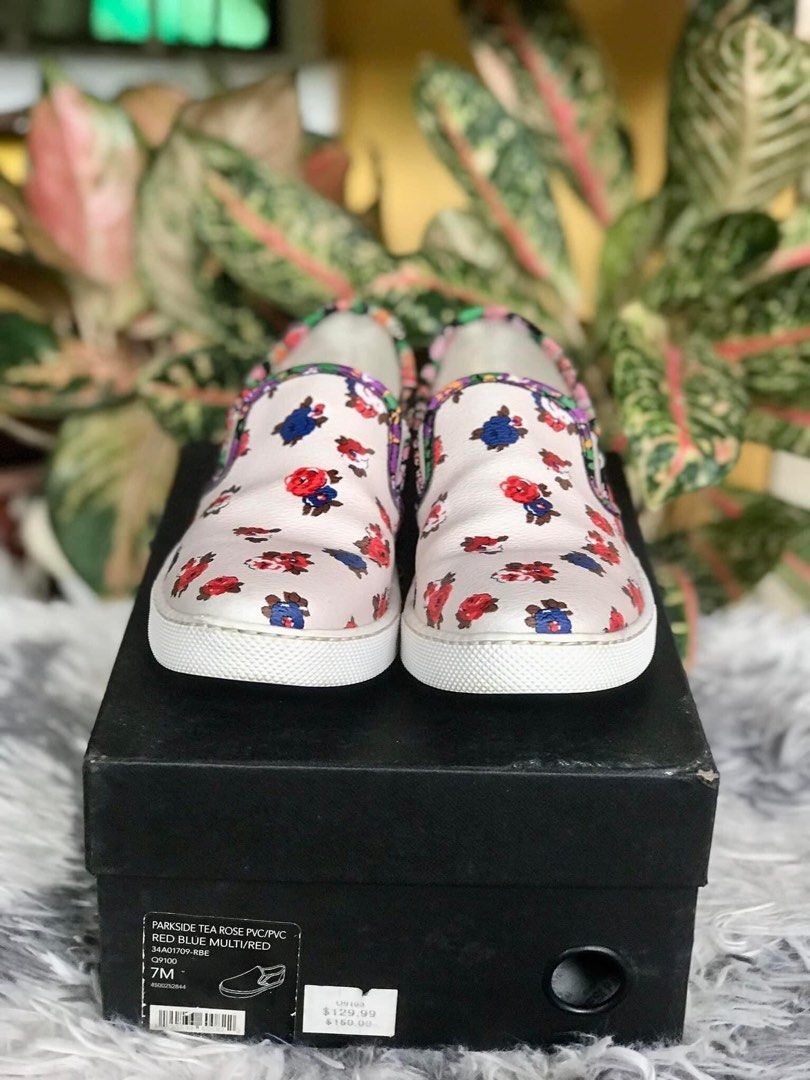 coach tea rose sneakers