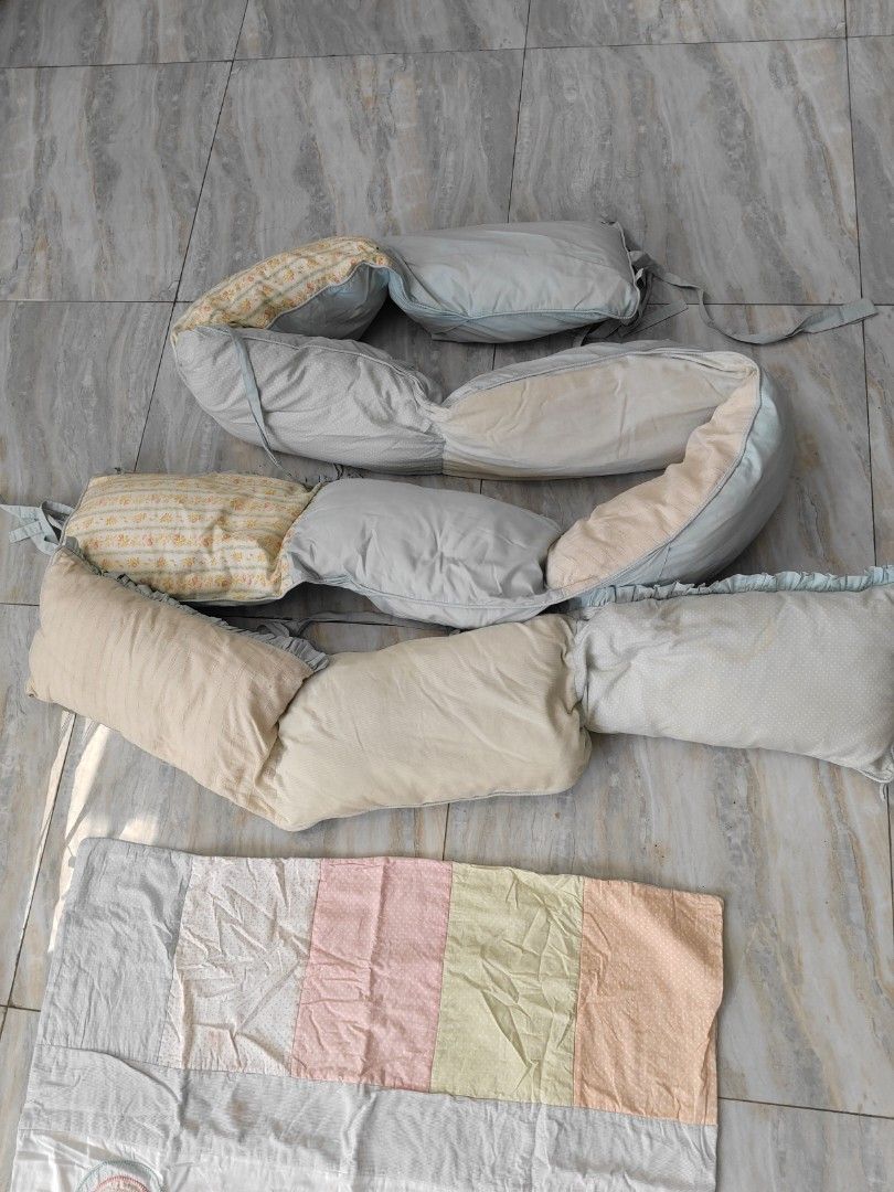 Cribcot FULL SET bumper bantal selimut sprei sarung bantal sarung guling  bayi