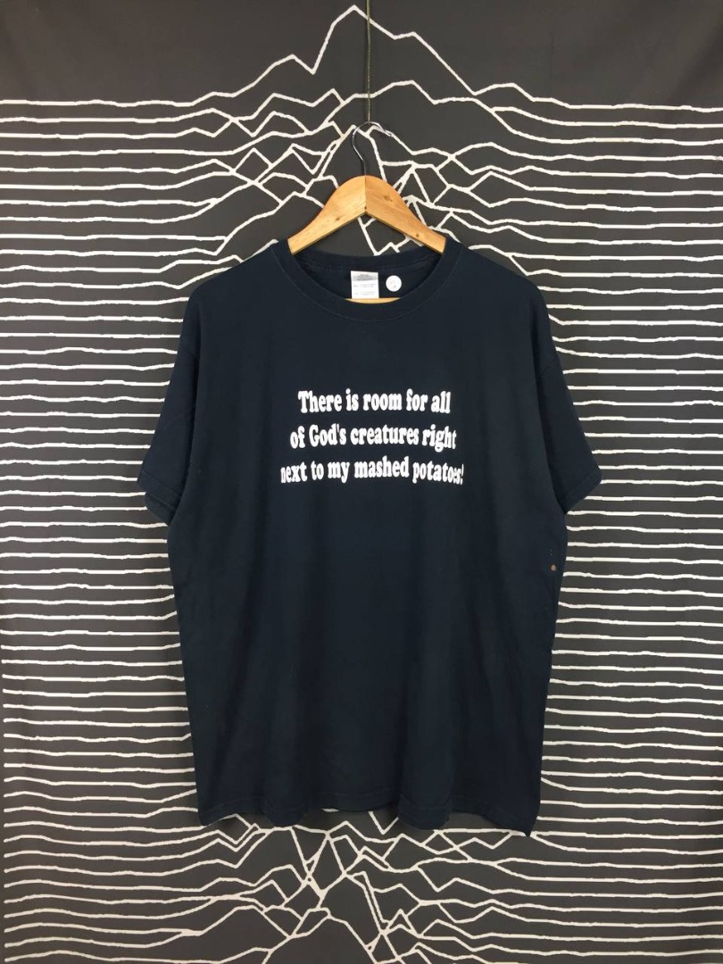 David s Real Pit BBQ Promo Pork Graphic Statement Tee Men s Fashion Tops Sets Tshirts Polo Shirts on Carousell