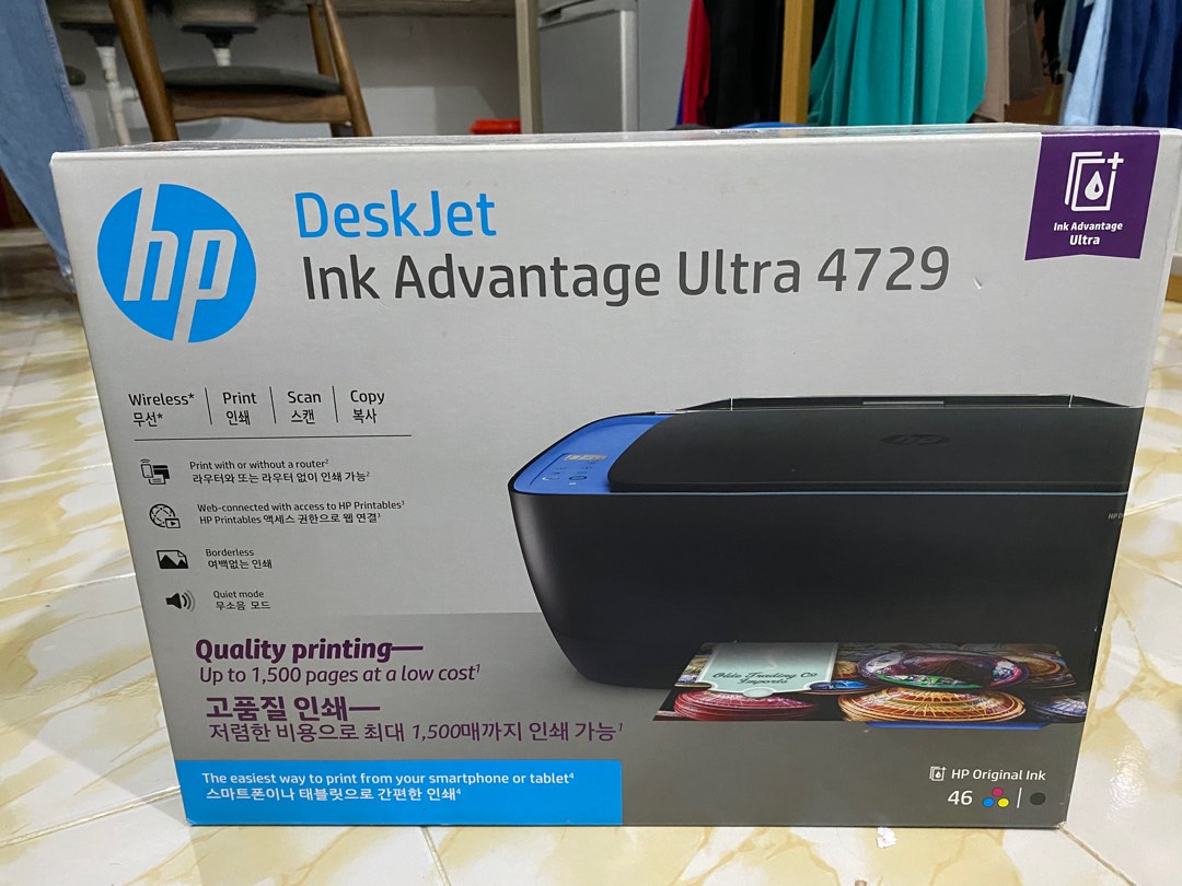 DeskJet Ink Advantage Ultra 4729 All In One Printer, Computers & Tech ...