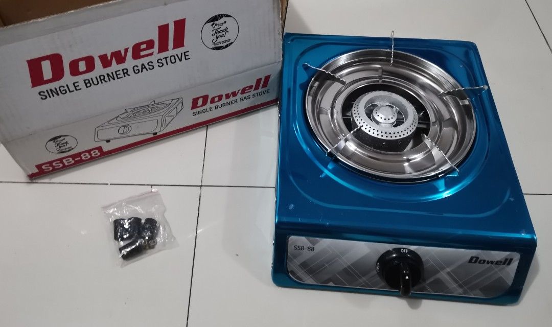 Dowell SSB-88 Single Burner Gas Stove (Category: Other Kitchen Appliances) located in Santa Maria. Submitted by kyra11shop (Listing ID 1313065782, Image 2). Description: *BRAND NEW with Box *Dowell Single Burner Gas Stove FEATURES : * Single burner * Automatic ignition * Stainless steel body * Enamel coated cookware rest Net Weight : 3.5 kg Dimensions : 397mm x 300mm x 100mm **LAST PRICE POSTED ** NOTE: Remove blue plastic sticker covering the st