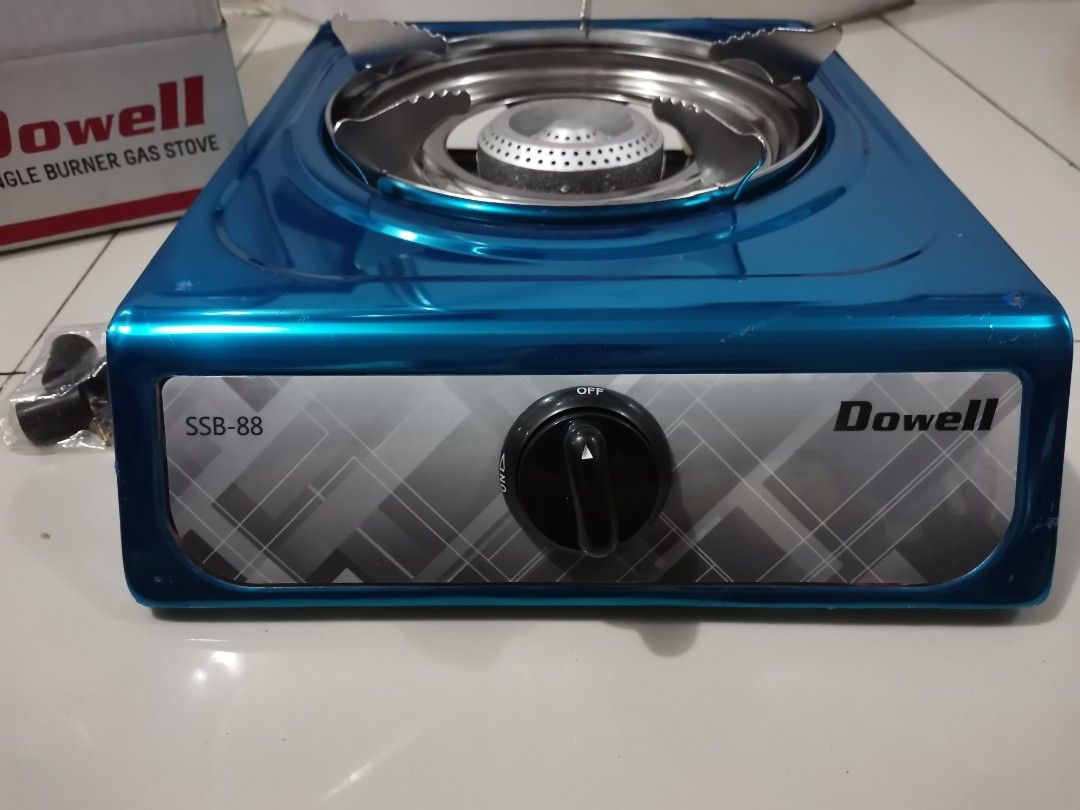 Dowell SSB-88 Single Burner Gas Stove (Category: Other Kitchen Appliances) located in Santa Maria. Submitted by kyra11shop (Listing ID 1313065782, Image 3). Description: *BRAND NEW with Box *Dowell Single Burner Gas Stove FEATURES : * Single burner * Automatic ignition * Stainless steel body * Enamel coated cookware rest Net Weight : 3.5 kg Dimensions : 397mm x 300mm x 100mm **LAST PRICE POSTED ** NOTE: Remove blue plastic sticker covering the st