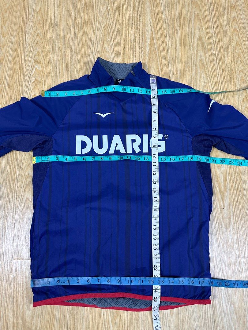 Duarig Running Pull Neck Nylon Jacket CJ14 Men s Fashion Activewear on Carousell