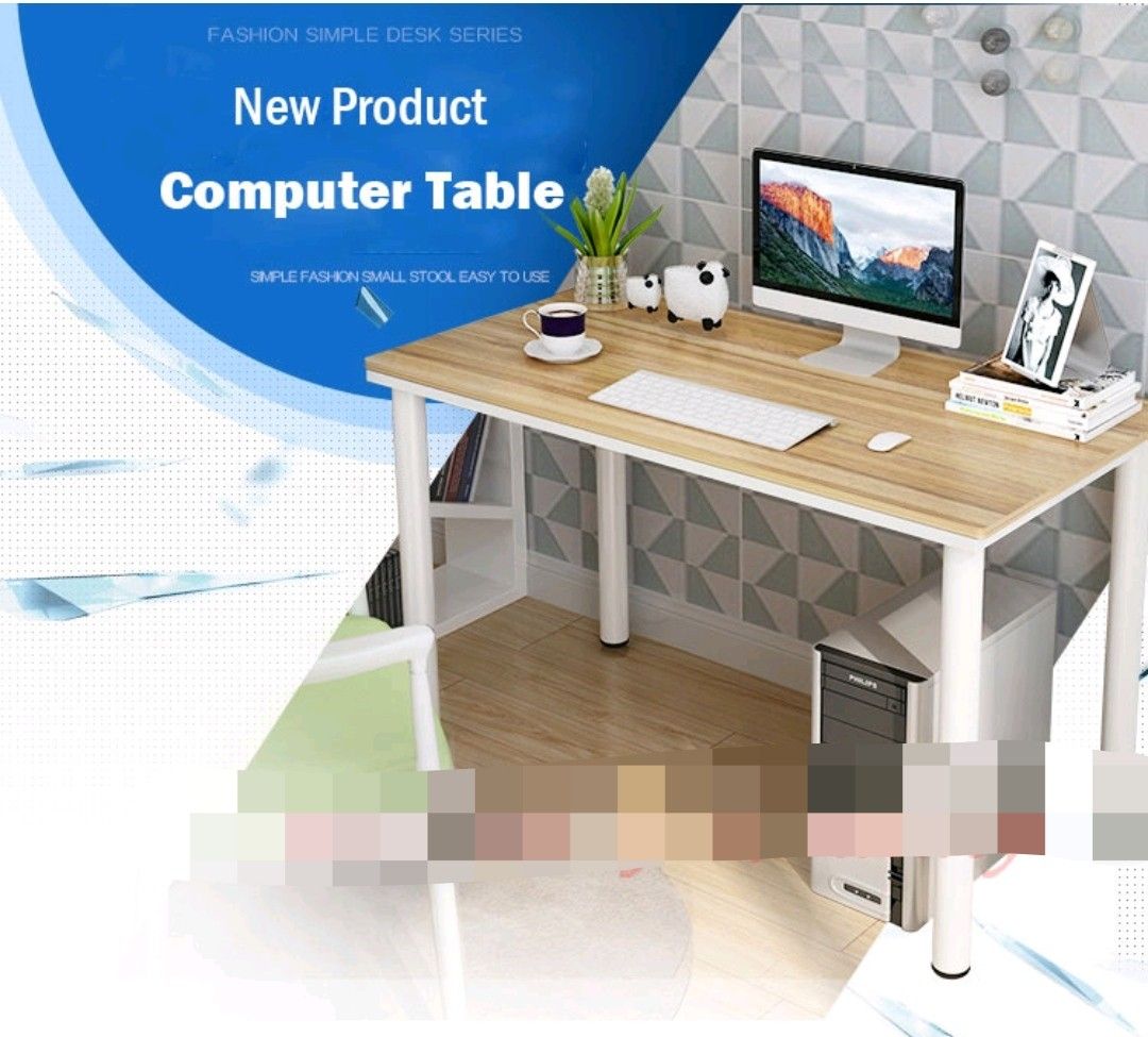 Free delivery Brand New Stylish Study Computer Table Furniture Home Living Furniture Tables Sets on Carousell