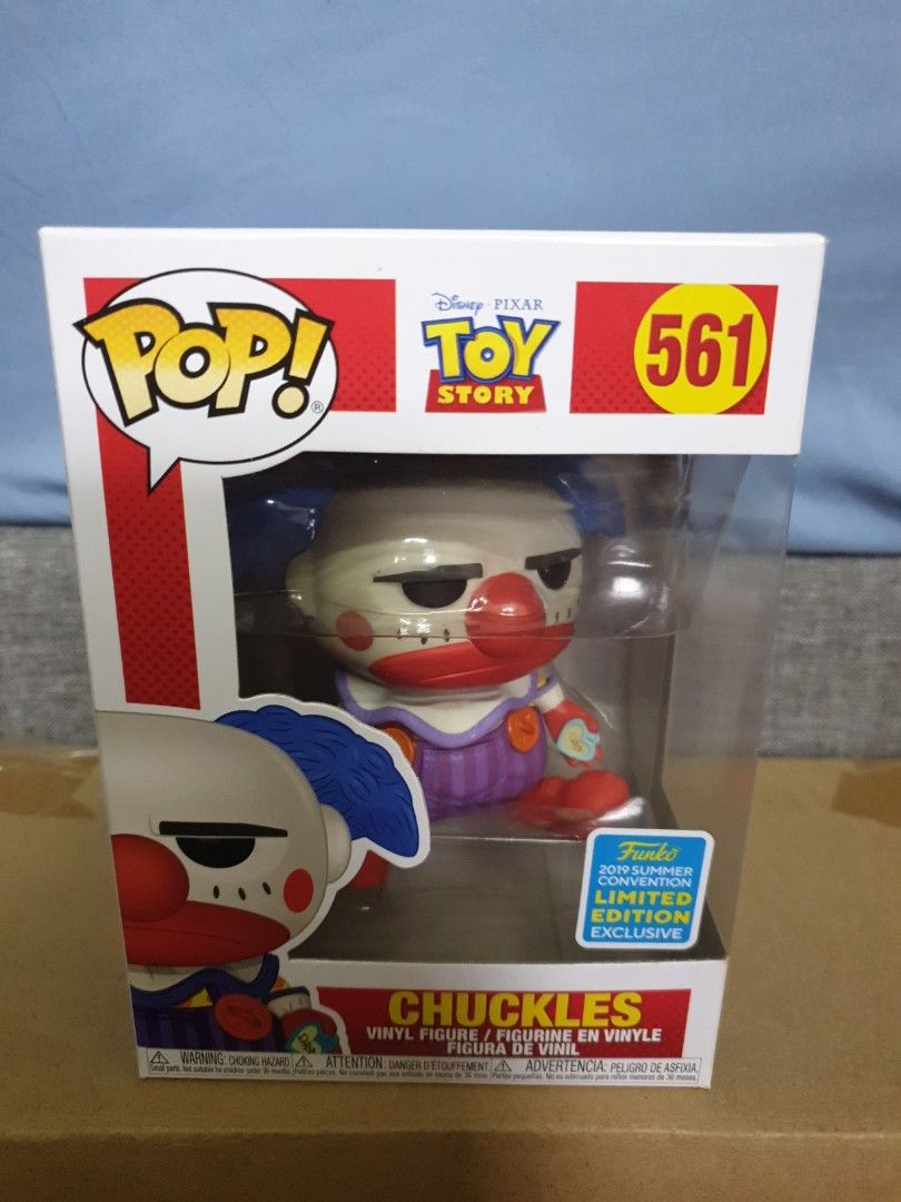 Funko Pop Disney Pixar 561 Toy Story Chuckles Clown, Hobbies
