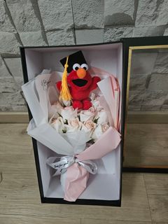 Stitch Graduation Bouquet, Hobbies & Toys, Stationery & Craft, Flowers ...