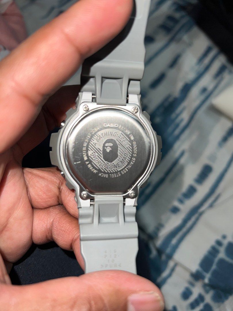 Casio x Bape G Shock DW6900 FS(silver)美品 Casio G SHOCK x 