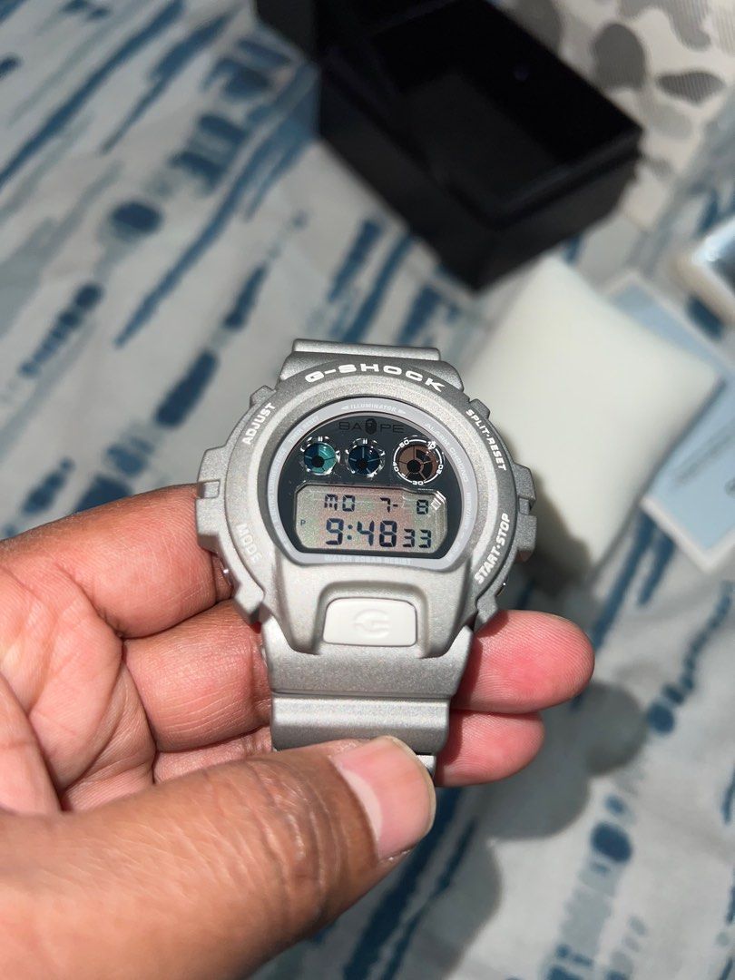Casio x Bape G Shock DW6900 FS(silver)美品 Casio G SHOCK x 